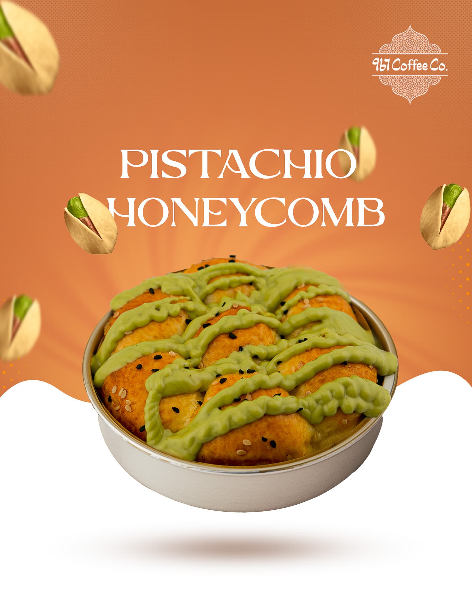 Pistachio Honeycomb