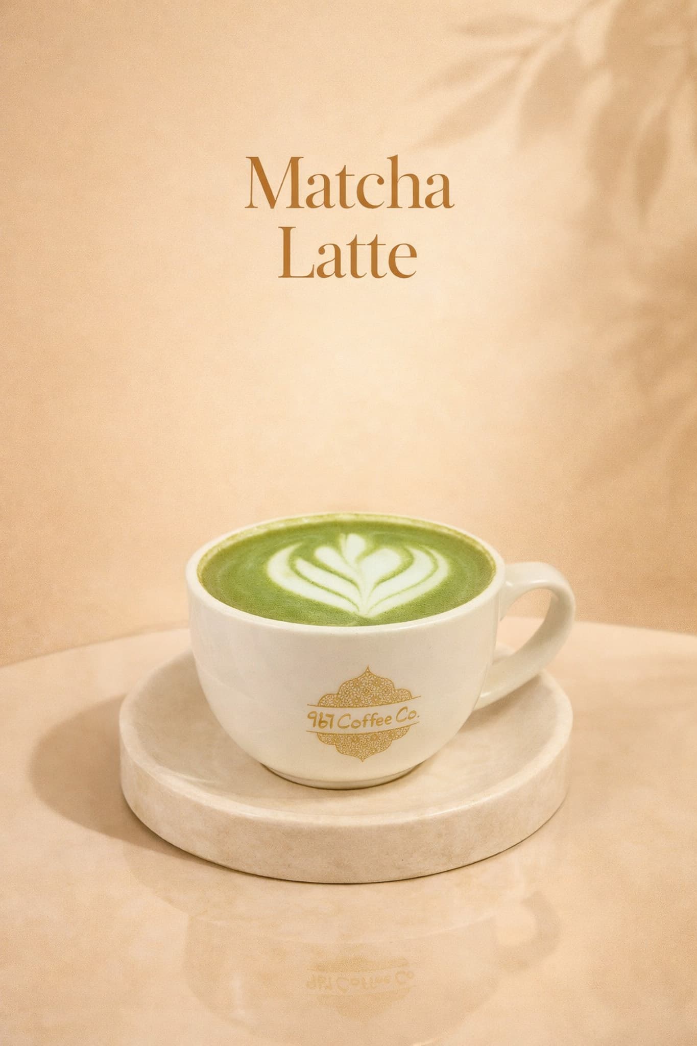 Matcha Latte — Ceremonial grade matcha, warm and comforting.