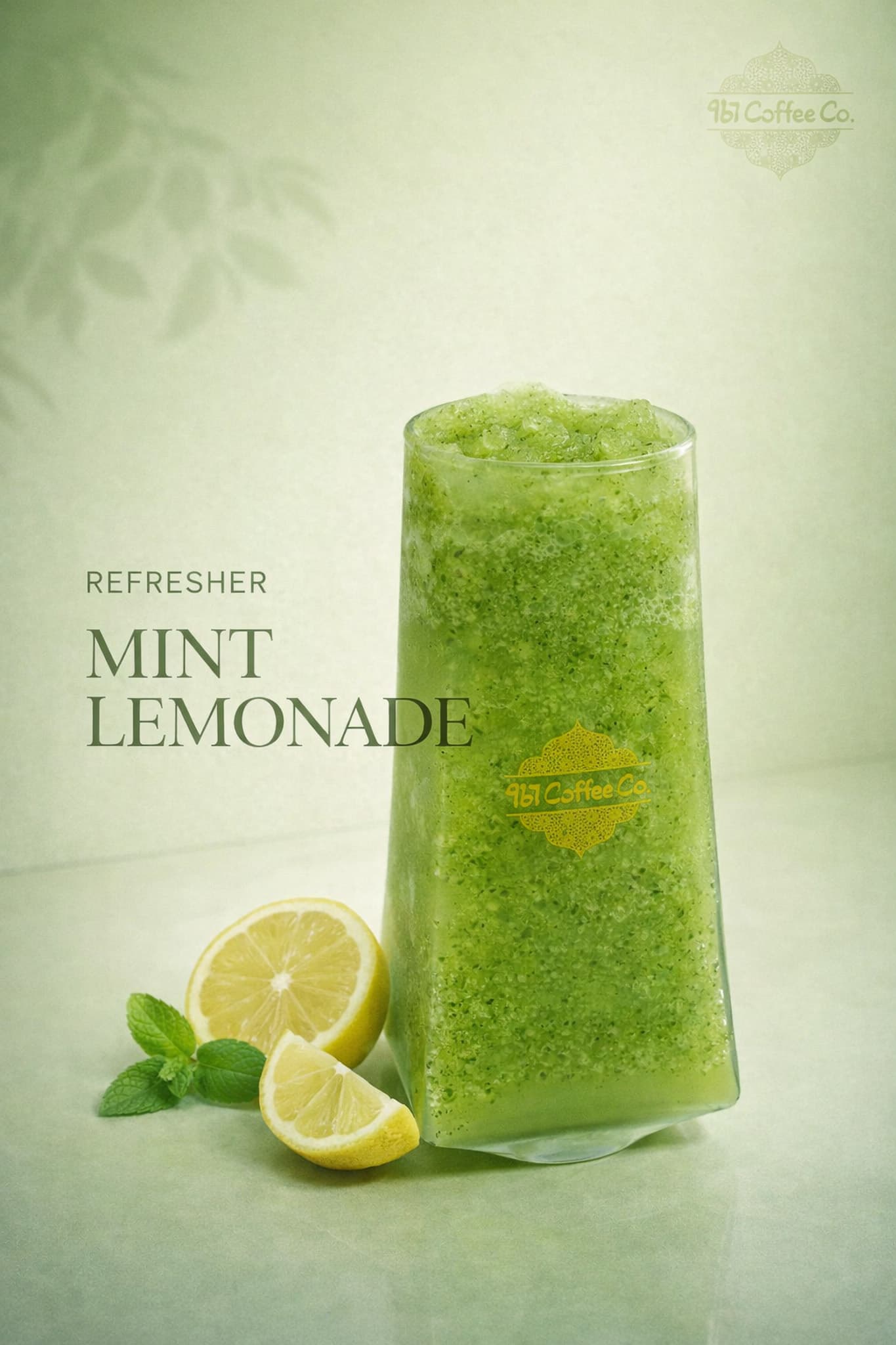 Mint Lemonade — Cool mint meets fresh-squeezed lemon.