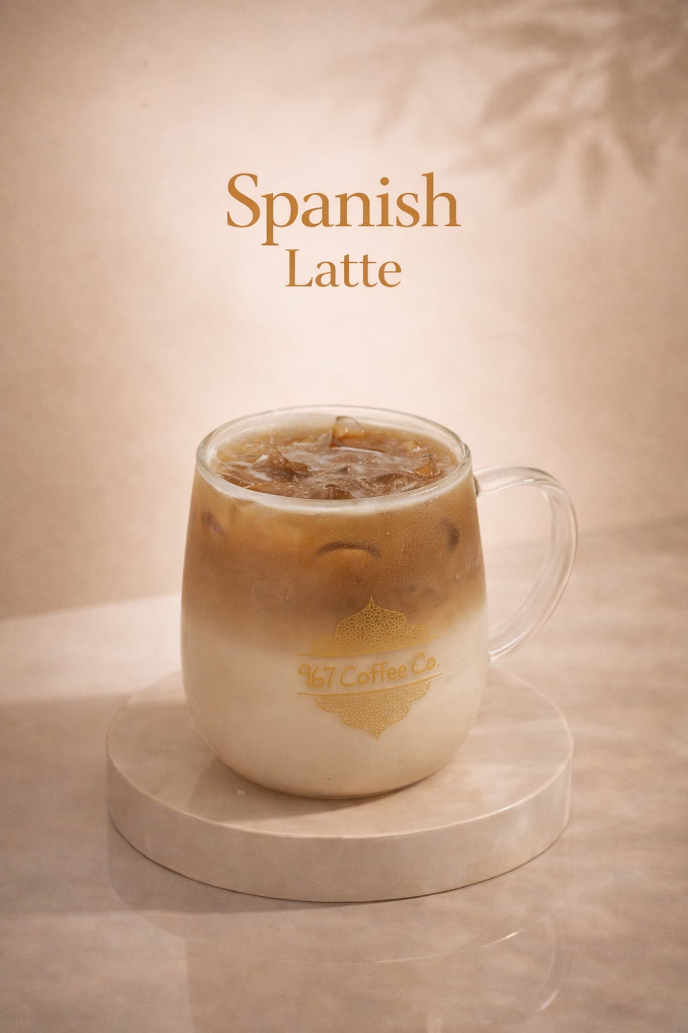 Spanish Latte — Creamy, sweet, and perfectly balanced.
