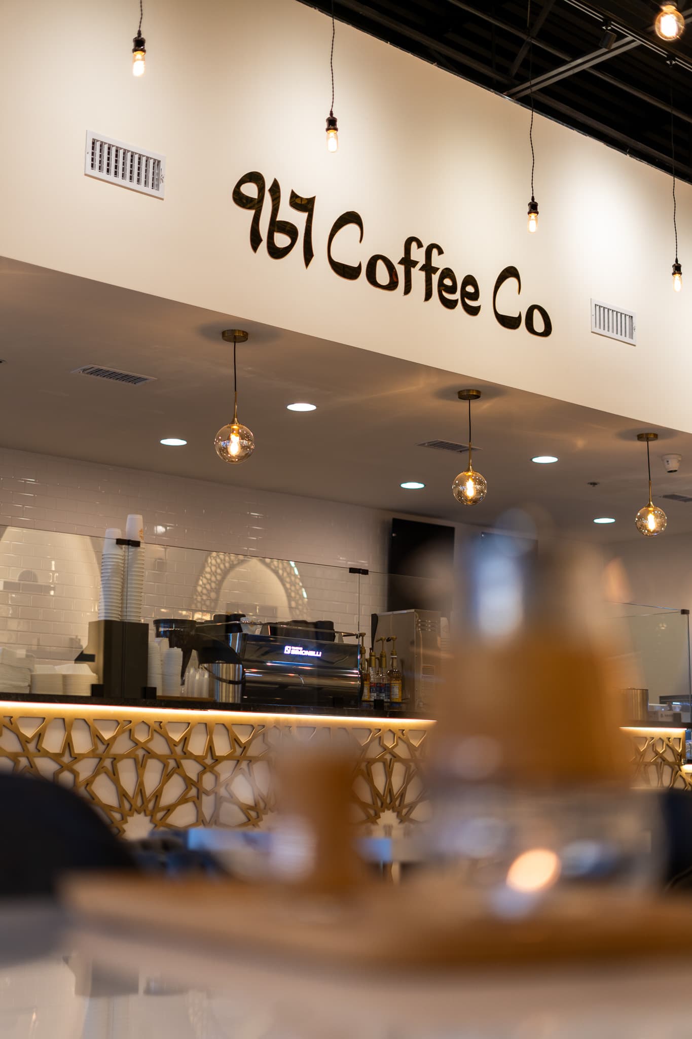 967 Coffee Co. interior — warm, inviting space for authentic Yemeni coffee